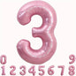 40-Inch Pink Foil Number Balloon | Birthday Party Decoration