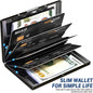 RFID Blocking Credit Card Holder | Slim Metal Wallet