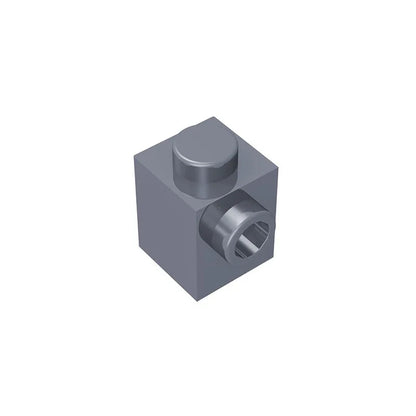 Gobricks GDS-635 BRICK 1X1 W. 1 KNOB | Single Side Bump Building Block Compatible with Lego 87087