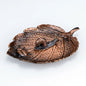Leaf Snail Incense Burner | Antique Metal Incense Plate for Living Room