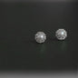 14k Gold Zircon Pearl Twist Stud Earrings | Luxury Women's Jewelry