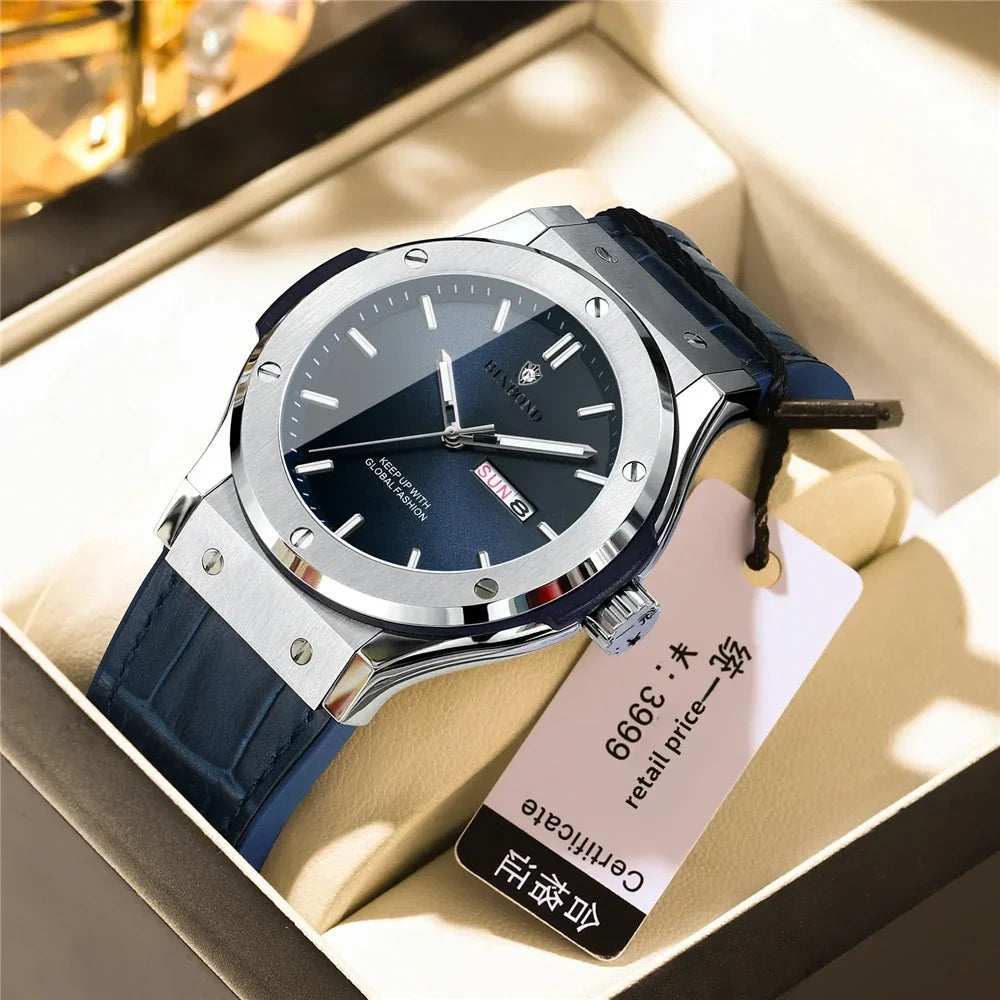 Fashion Quartz Wristwatches New Gifts Sports Leather Mens Automatic Watches For Man Luxury Automatic Watch Men Digital Clock