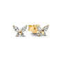European New Cross Sunflower Gold Color Stud Earrings, Fit Women's Festival Exquisite Charm Jewelry Gifts  925 Silver