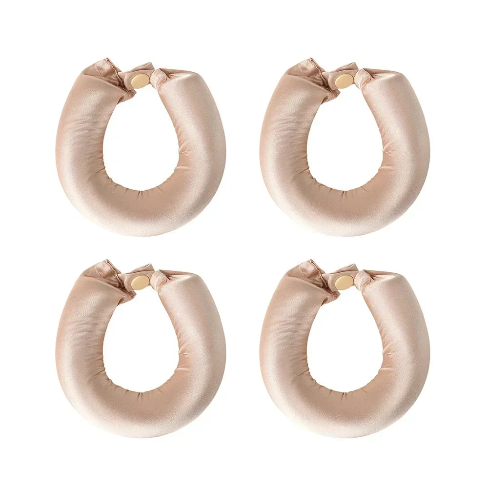 Heatless Hair Curler Set | Satin Flexi Rods for Overnight Curls