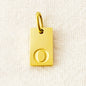 SUNIBI Alphabet Charm Pendant for Necklaces Stainless Steel Jewelry DIY Engraved Lettering Accessories Women's Fashion Jewelry