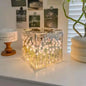 DIY Tulip Mirror Cube Lamp | Handmade Night Light for Bedroom Decor