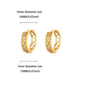Luxury Zircon Hoop Earrings for Women Gold Color Stainless Steel Butterfly Heart Snake Earring Fashion Party Wedding Jewelry Gif