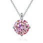 NeeTim 1CT 2CT Real Moissanite Pendant Necklace For Women Top Quality 925 Sterling Silver Wedding Party Bridal Luxury Jewelry