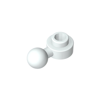 Gobricks GDS-1500 Hinged Plate 1x1 with Ball Head | Compatible Building Brick