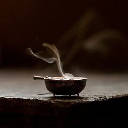 Mini Teapot Incense Burner | Vintage Sandalwood Holder for Living Room