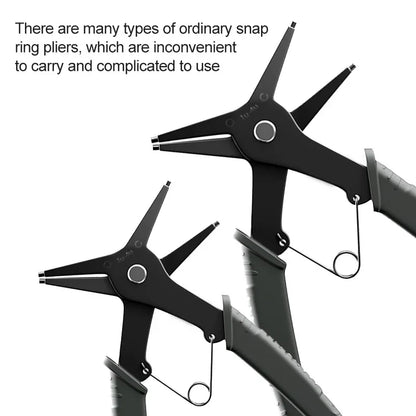2 in 1 Snap Ring Pliers | Internal External Retaining Ring Pincer Tool