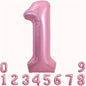 40-Inch Pink Foil Number Balloon | Birthday Party Decoration