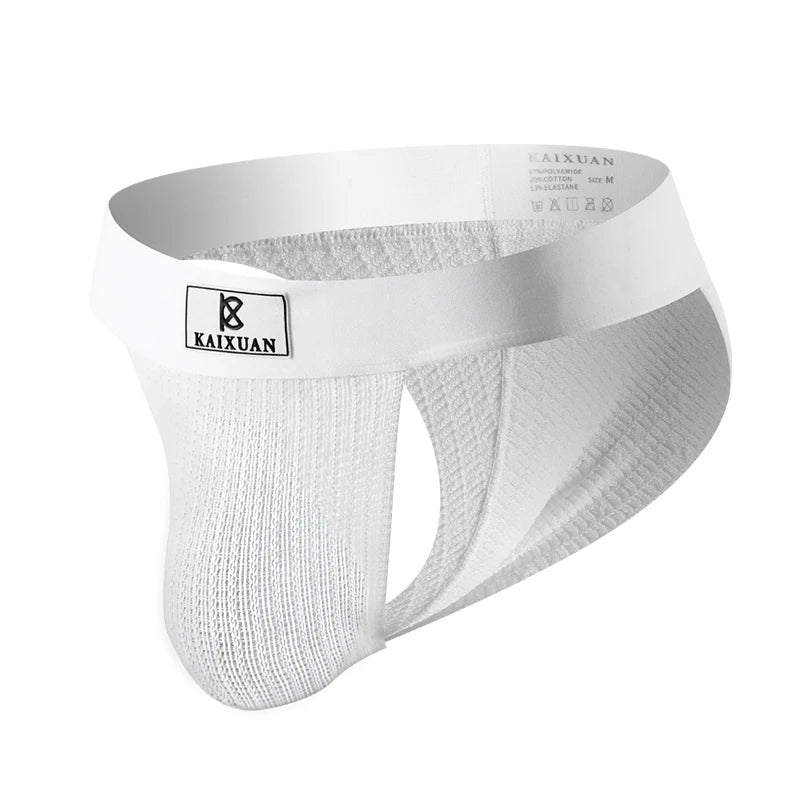 Men's Underwear Sexy Briefs Jockstrap Pouch Cuecas Panties Breathable Underpants Gay Slip Homme