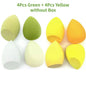 4/8pcs Makeup Sponge Blender Set | Soft Latex Foundation Blending Sponges