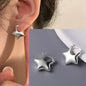 Ventfille 925 Sterling Silver Star Drop Earrings for Women | Simple Tassel Chain Office Jewelry