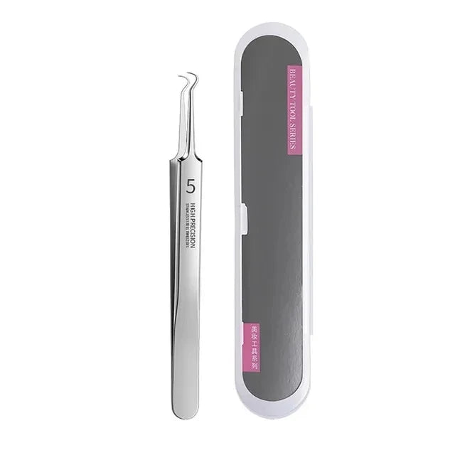 Ultra-Fine Blackhead Remover Tweezers | Precision Acne Extraction Tool