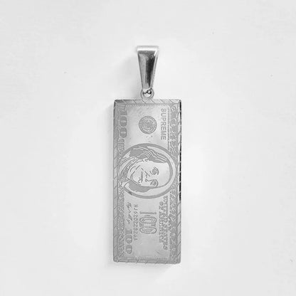 Waterproof 18K Gold Plated Bar Charm Pendant Stainless Steel Us Dollar Custom Pendant