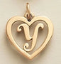 SUNIBI Stainless Steel Letter Heart Shape Hollow Pendant Charm for Bracelet Necklaces  for Women DIY Jewelry Making