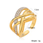 NEWBUY Brand Luxury AAA Cubic Zirconia Pave Setting Copper Jewelry Gold/Silver Mix Color Wedding Rings For Women Gift