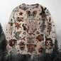 Men's Sweatshirts 3d Characters And Animal Graphic Long Sleeve Printed T-Shirts Loose O-Neck Hoodies Oversized Men Clothing Tops