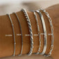 SUNIBI Classic Snake Chain Bracelets for Women Trend  Fashion Stainless Steel Cuban Chain Bracelet Trendy Woman Gifts Jewelry