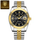 POEDAGAR Classic Luxury Men's Quartz Watches Stainless Steel Date Man Watch Waterproof Luminous Fashion Business Male Wristwatch