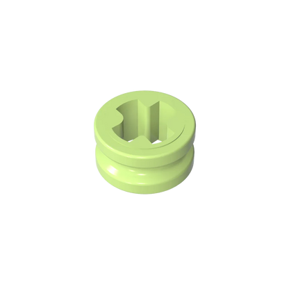 Gobricks GDS-616 Technical Bush 1/2 Smooth Building Blocks | Compatible with Lego 32123 4265