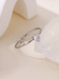 Fashion Zircon Heart Birthstone Rings For Women Stainless Steel Gold Color Birthstone Ring  Aesthetic Wedding Jewelry Gift