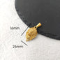Men's Rock Hip Hop Crystal Inlay Lion Head Pendant Fashion Creative Stainless Steel Gold Color Party Club Charm Jewelry