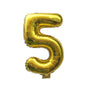 32 Inch Gold Foil Number Balloons | Birthday Party Decorations