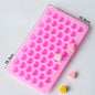 55 Piece Small Heart Shaped Silicone Cake Mold | Heart Chocolate Pastry Molds for DIY Baking