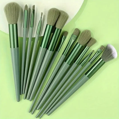13-Piece Makeup Brush Set | Soft Fluffy Foundation Blush Highlighter Brush Kit