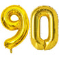 Large Gold Number Balloon 40 Inch | Milestone Birthday & Anniversary Decoration