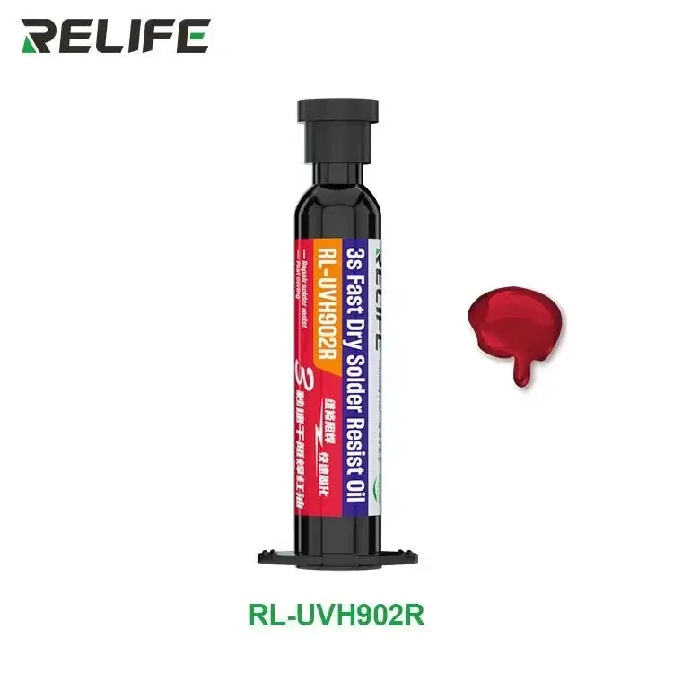 RELIFE 3 Seconds Quick Drying UV Oil | PCB Repair & Solder Mask Tool