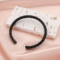 1Pcs Titanium Steel Woven Bangle Trendy And Minimalist Style Steel Wire Braided Adjustable C-shaped Opening Bracelet