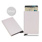RFID Blocking Metal Wallet | Slim Pop Up Card Holder for Men and Women