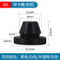 Solid Silicone Rubber Caps 2mm to 16mm T Type Plug Cover Snap-on Gasket Blanking End Caps Seal Stopper