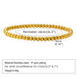 Non Tarnish Stainless Steel Bracelet Gold Plated Stackable for Women, Thin Herringbone Chain Bracelet Waterproof Jewelry Gift