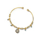 Hand Evil Eye Bracelet For Women Stainless Steel Zircon Bangle Sets Turkish Luxury Party Jewelry pulseras bijoux femme