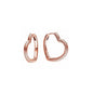 Rose Gold Color 925 Silver Sterling Flower Stud Earrings, Fit Women's Festival Christmas Charm Jewelry Gifts