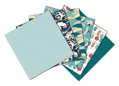 Crane Origami Paper Pads | 12 Sheets Craft Cutting Dies for Scrapbooking