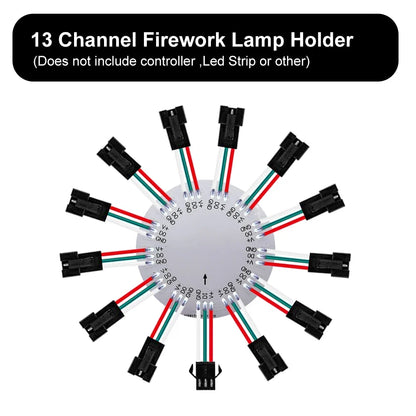 WS2812B LED Firework Light Module Panel 10/11/12/13 Channel | Individually Addressable Pixel Strip Ring