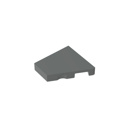 Gobricks GDS-2231 Tile Special 2 x 2 Pentagonal (Right) | Compatible Building Block for DIY and MOC