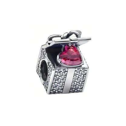 Hot Selling Christmas Santa 925 Silver Charm Bead Fit European Bracelet Bangles Women Necklace Jewelry