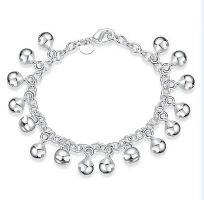 8 Inch 18K Gold Bracelet 5MM Sideways Chain Bracelet For Woman Men Fashion Wedding Engagement 925 Sterling Silver Jewelry Gifts