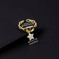 Star Diamond Letter Cd Ring Niche Design Pendant Trendyy Daily Versatile Women's Ring New Open Adjustable Ring