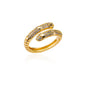 Luxury Rose Flower Zircon Rings For Women Gold Color Stainless Steel Fashion Butterfly Ring 2023 Wedding Aesthetic Jewerly Gift