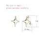 Ventfille 925 Sterling Silver Star Drop Earrings for Women | Simple Tassel Chain Office Jewelry