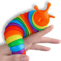 Colorful Slug Stress Relieving Toy | Bizarre Caterpillar Simulation Squeeze Puzzle