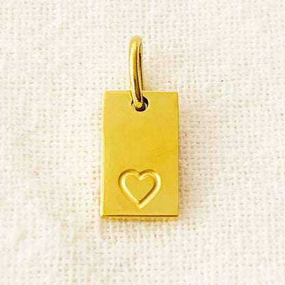 SUNIBI Alphabet Charm Pendant for Necklaces Stainless Steel Jewelry DIY Engraved Lettering Accessories Women's Fashion Jewelry